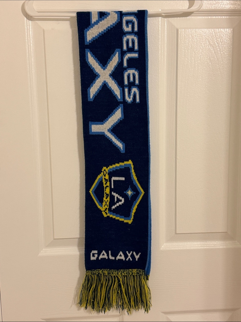 Galaxy By Harvic Navy, Light Blue & Yellow LA Galaxy Scarf